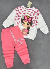 PEMBE KELEBEKLİ TAKIM