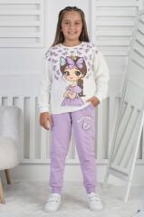 LİLA KELEBEKLİ TAKIM