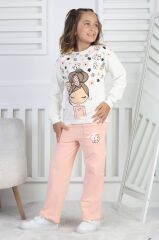 TURUNCU ÇİÇEKLİ TAKIM